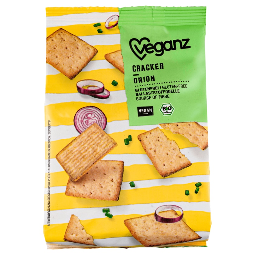 Veganz Bio Cracker Onion glutenfrei 100g